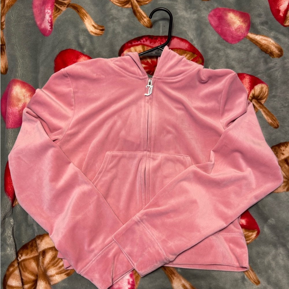 Juicy Couture Blush Velour Hoodie